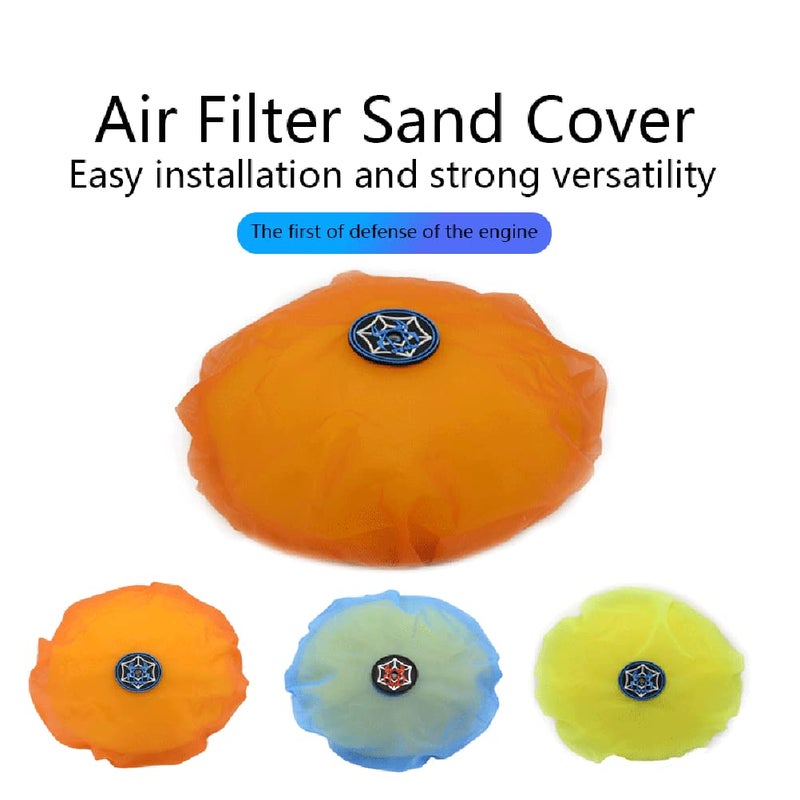 OTOM Universal Motorcycle Air Filter Dustproof Sand Cover Engine Cleaning Air Filter Wrap Fit for dirt bike (Blue)â€¦ - Image 4